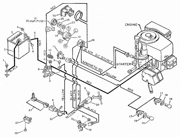 Craftsman Riding Lawn Mower Lt1000 Wiring Diagram Free – Wiring Diagram