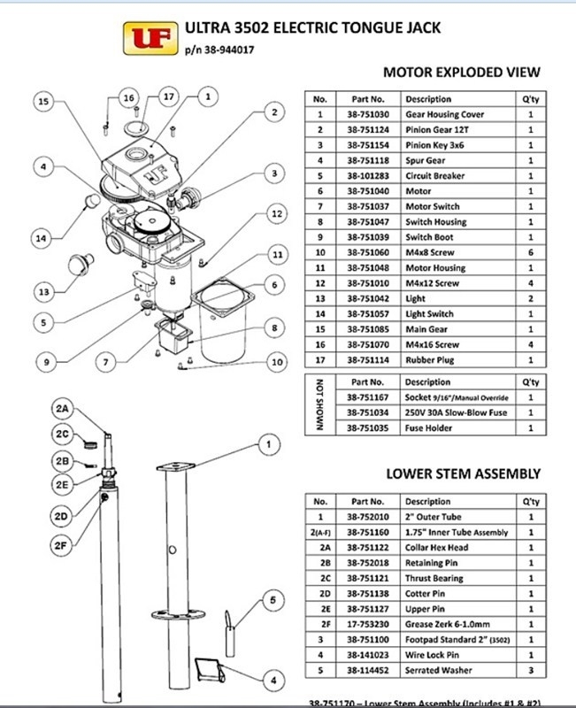 Electric Trailer Jack Wiring Diagram Wiring Diagram And 