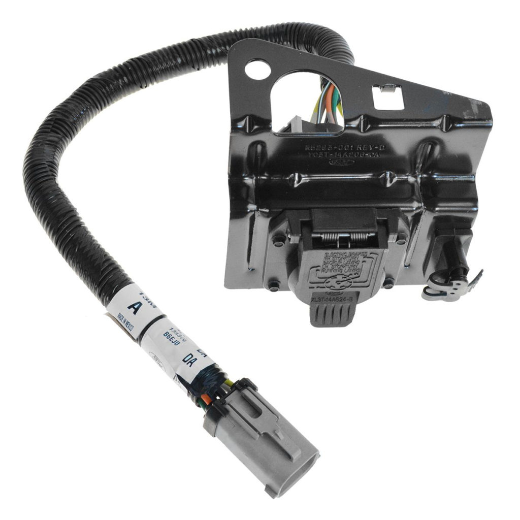 FORD 4 7 Pin Trailer Tow Wiring Harness W Plug Bracket 